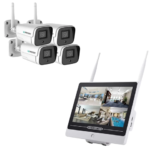 Kit de caméra sans fil IP67, WiFi, NVR, avec écran LCD, 8 canaux