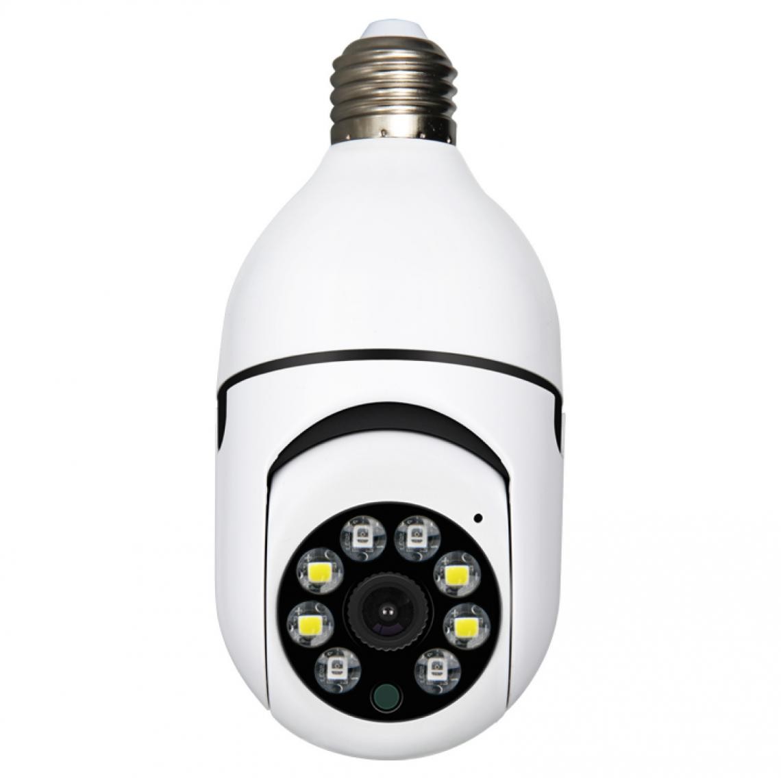 Ampoule Camera Surveillance WiFi sans Fil, 960P HD Caméra Fish Eye