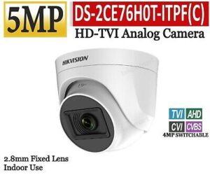 CAMERA HIKVISION AHD INT 5MP DS-2CE76 HOT 2.8MM