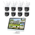 KIT NVR WIFI 8CH 3MP PTZ ECRAN LCD12"