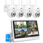 KIT NVR Wifi LCD 12" 8 Caméras 5MP