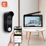 Visiophone intelligent sans fil à écran tactile