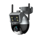 Caméra wifi PTZ double objectif 4MP