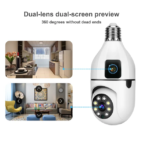 Caméra WiFi ampoule Double objectif 6MP