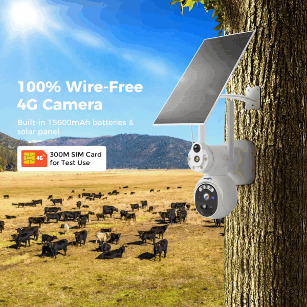 Camera Solaire 4G SIM 8MP DOUBLE OBJECTIF – Image 4