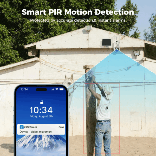 Camera Solaire 4G SIM 8MP DOUBLE OBJECTIF – Image 6