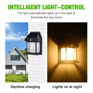 Lampe solaire Murale Jardin intérieur extérieur Led Étanche