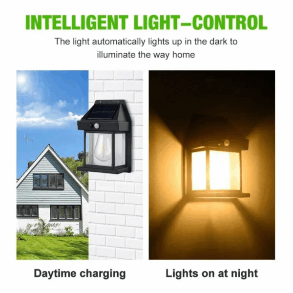 Lampe solaire Murale Jardin intérieur extérieur Led Étanche
