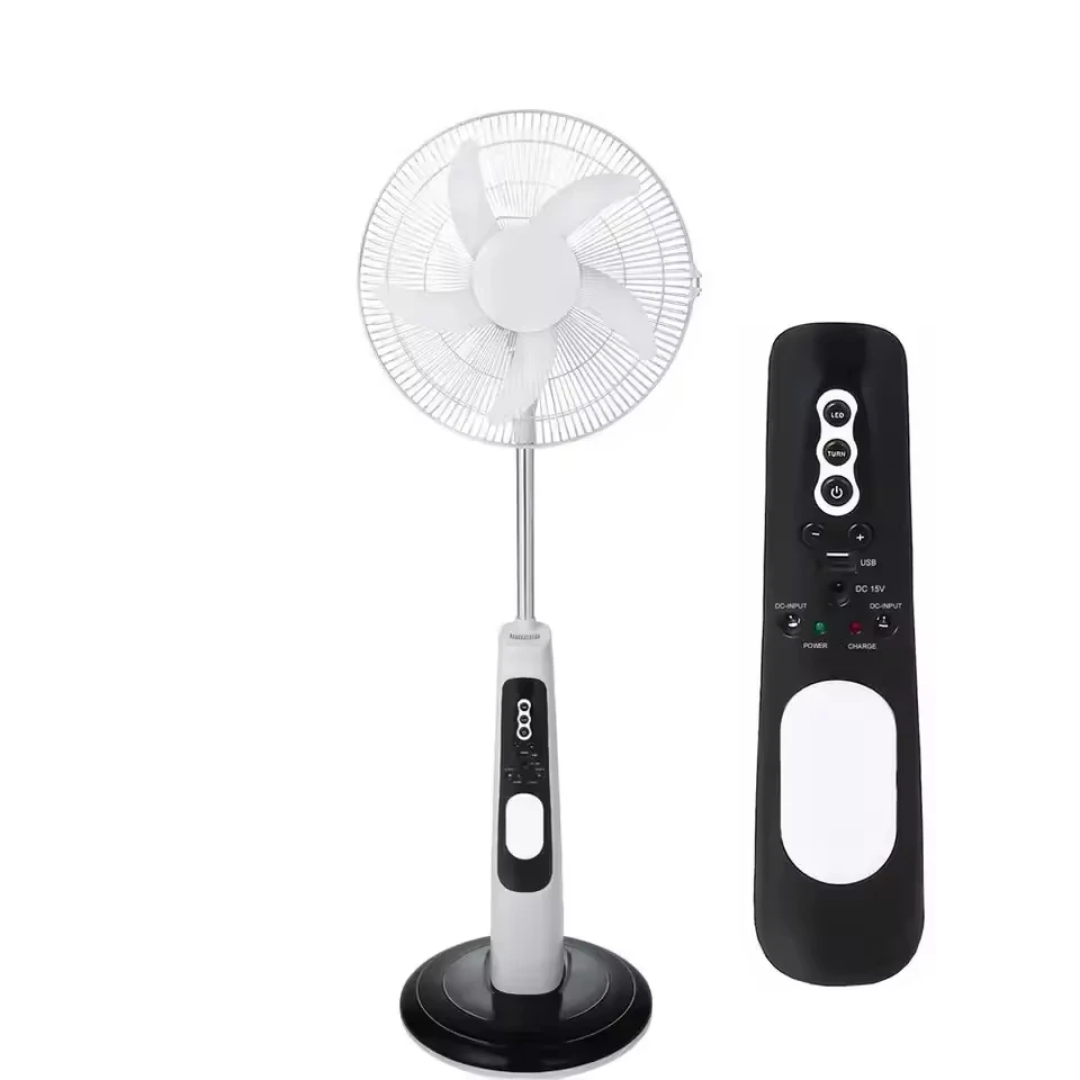 Ventilateur solaire rechargeable 9 Vitesses 18 pouces – Image 4