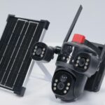Caméra solaire 4G/Wifi PTZ HD 6MP 3 en 1 (triple objectif)