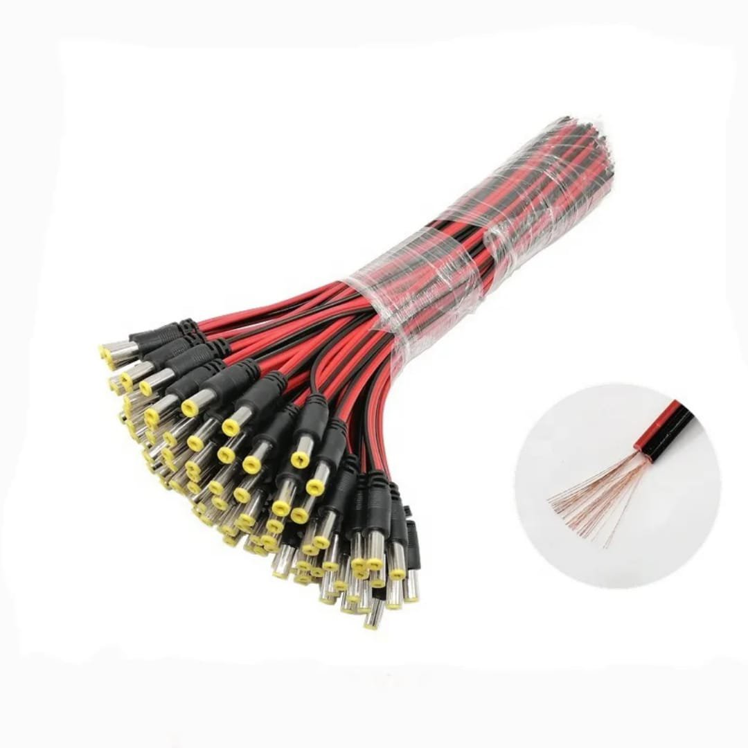 Prise Jack connecteur de mâle et femelle DC fil 12V 5A – Image 4