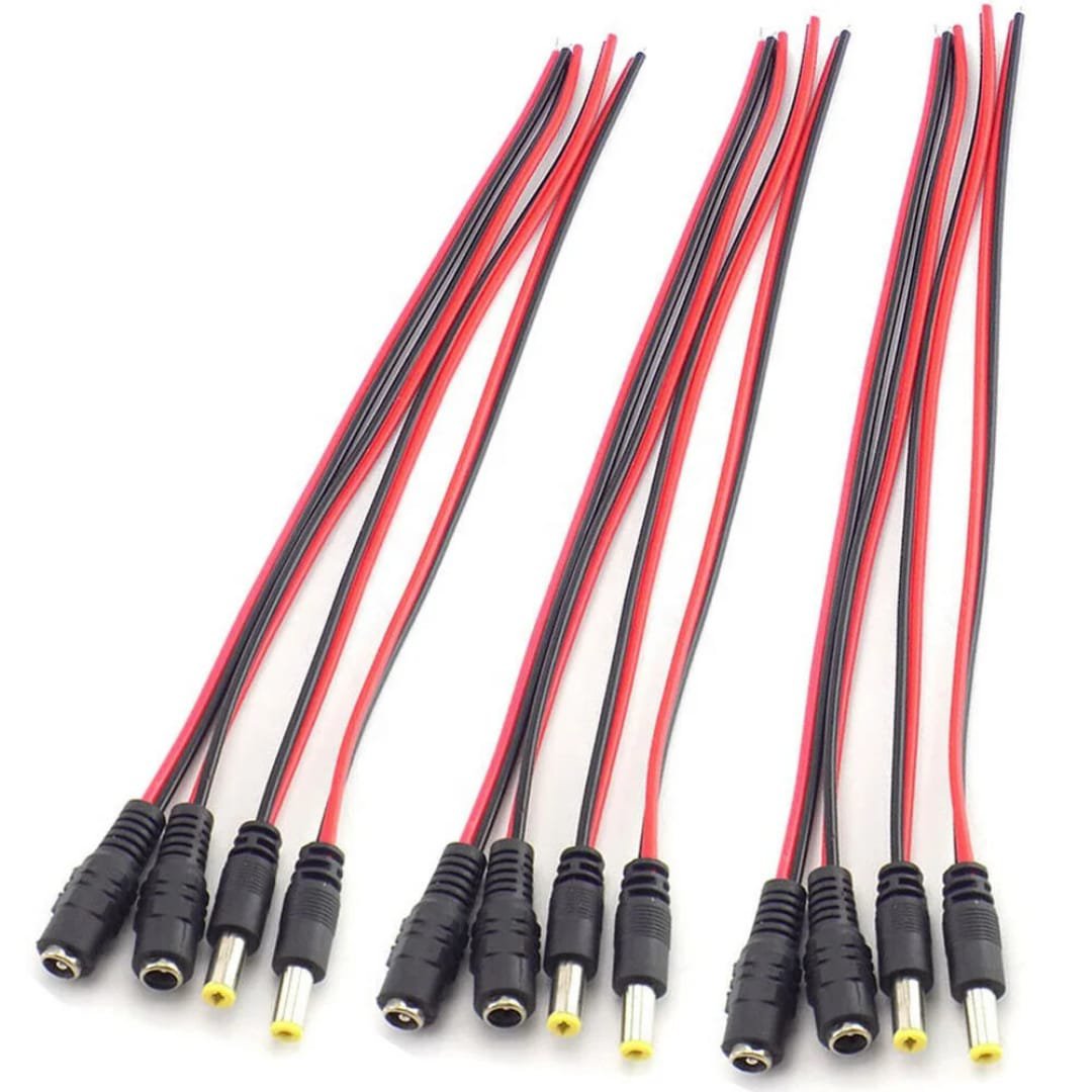 Prise Jack connecteur de mâle et femelle DC fil 12V 5A – Image 5